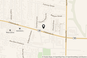 Map with location marker