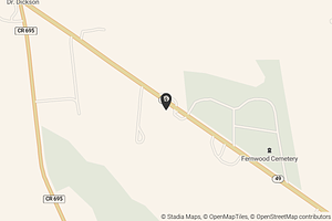 Map with location marker