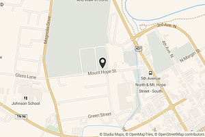 Map with location marker