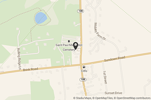 Map with location marker