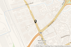 Map with location marker