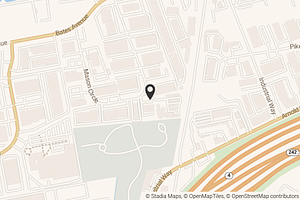 Map with location marker